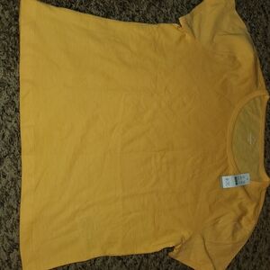 J. Crew Yellow Short Sleeve Tee